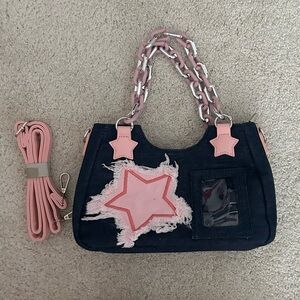 y2k denim star handbag / crossbody